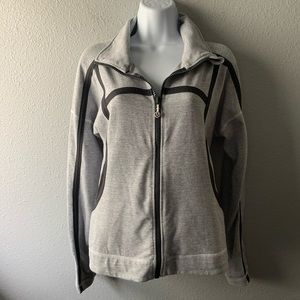 Micro-Stripe Lululemon Track Jacket